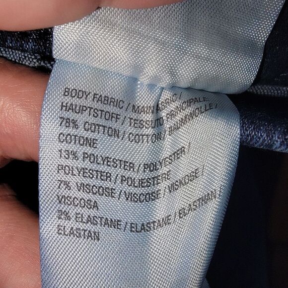 Denim & Co. Easy Stretch Petite Wide Leg Jeans with Seaming Detail 24WP - Picture 7 of 7